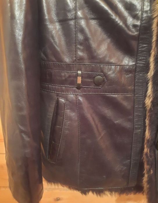 Кожаная куртка мужская