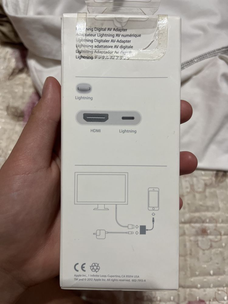 Кабель-переходник Apple Lightning digital AV adapter