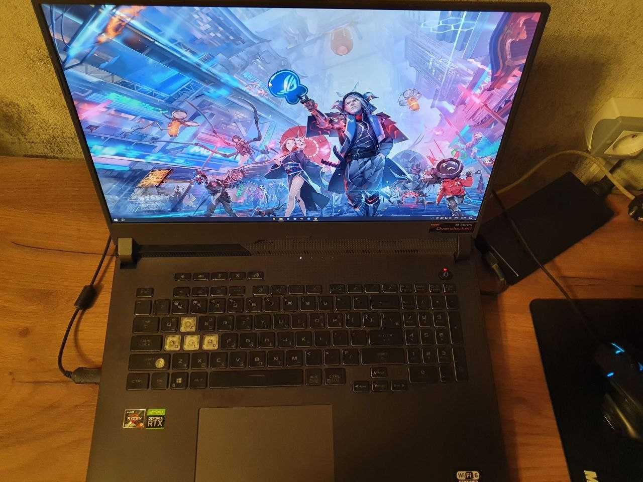 (ПРОДАМ)Asus Rog G17 Ryzen 9 5900HX , 16GB, SSD 512GB, RTX 3060 6GB