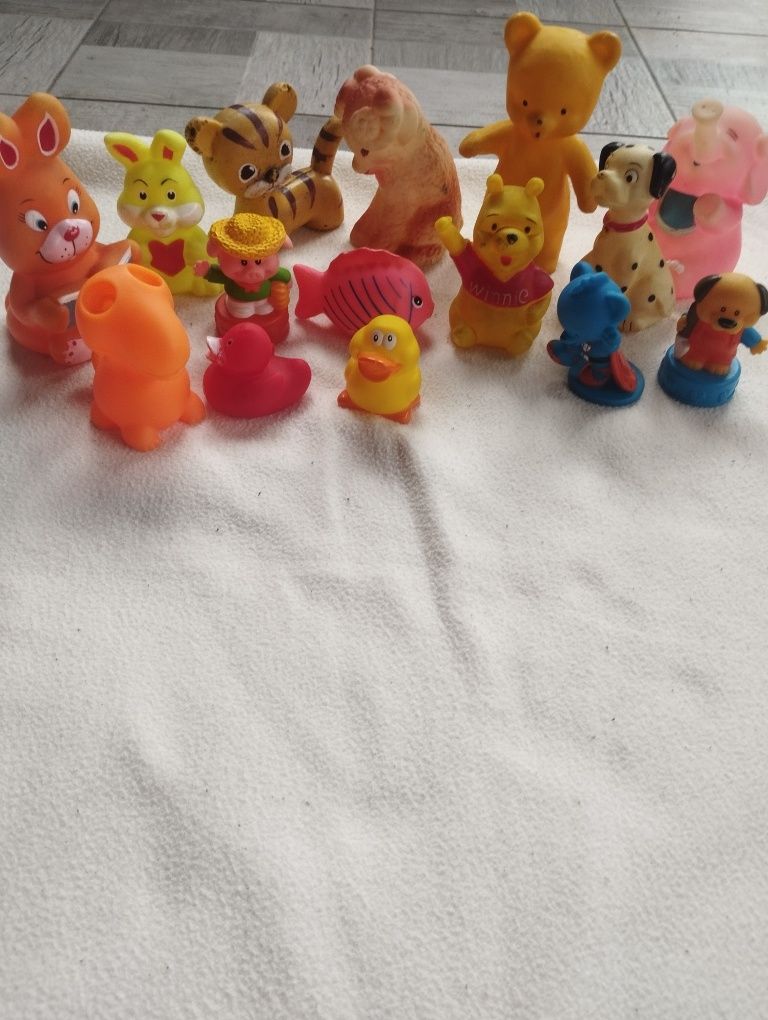 Гумени играчки от соца с фигурки