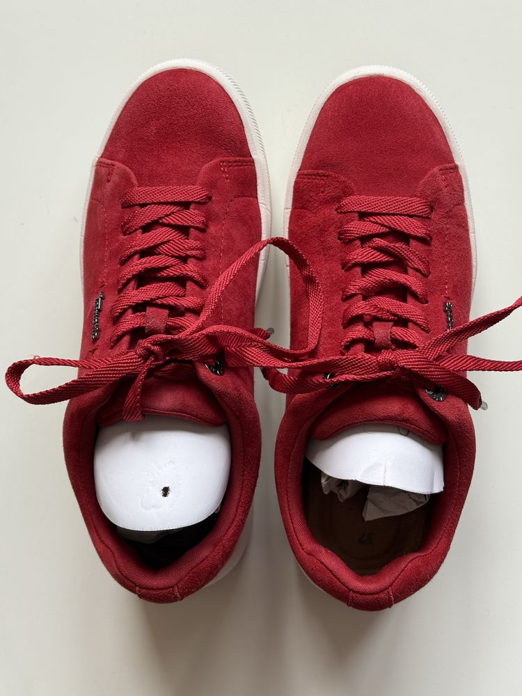 Pantofi sport casual Tamaris - rosii, marime 37