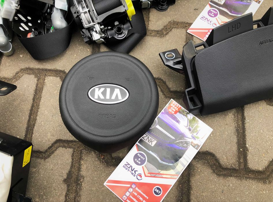 Kia Niro kit airbag volan pasager genunchi set centuri