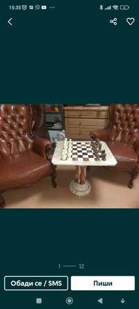 Шах и маса за шах от оникс