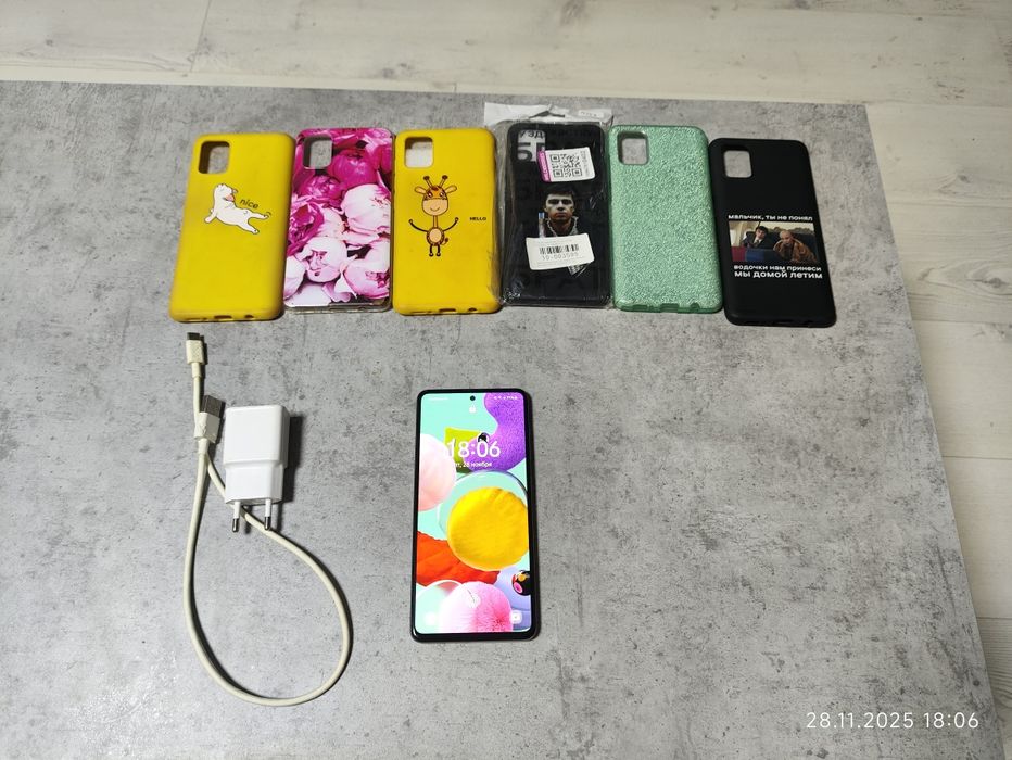 Смартфоны Galaxy A51 и HTC Wildfire S