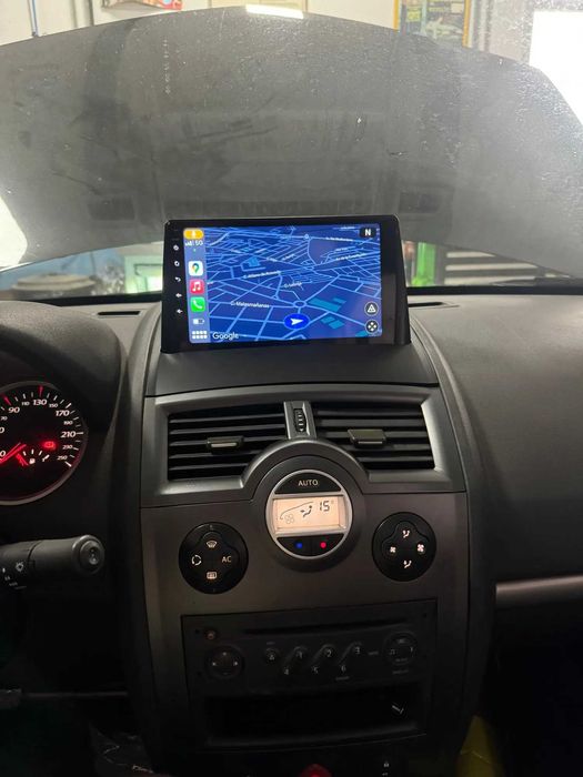 Navigatie Android 15 Renault Megane 2 Carplay Android Auto QLed Wifi