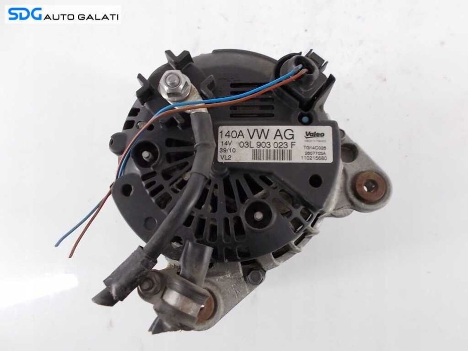 Alternator 140A Volkswagen Touran 2.0 TDI 2010 - 2015 Cod 03L903023F [X2936]