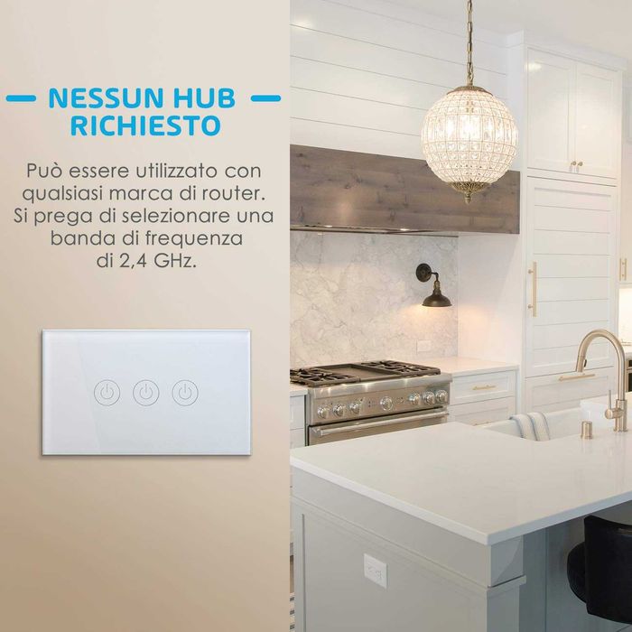 Смарт троен ключ за осветление Meross MSS530 с Alexa, Google Home