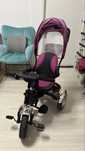 Tricicleta Go Cart Cool Baby scaun reversibil 8-36 luni