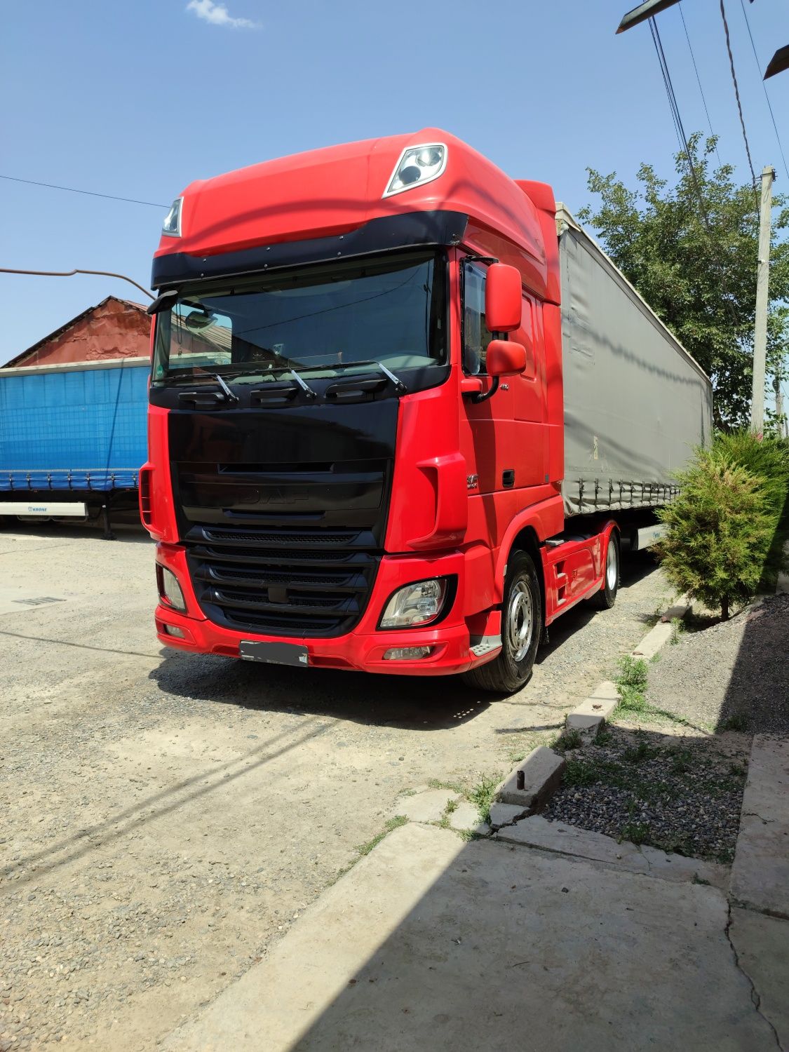 Daf 460  Krone pritsep