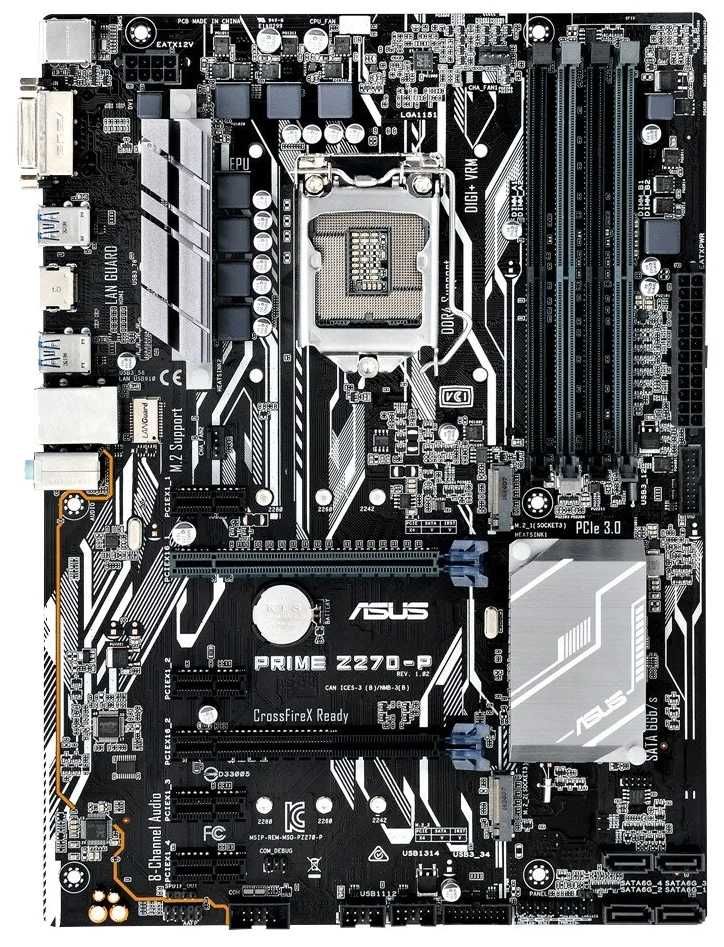 Asus Z270P Prime + Celeron G3930 + DDR4 4GB