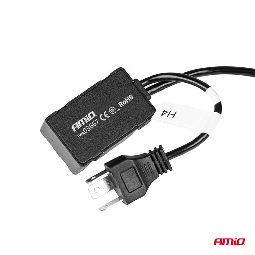 Крушки AMIO PL LED H4/H19, Canbus 60W, 9-32V, 6000K