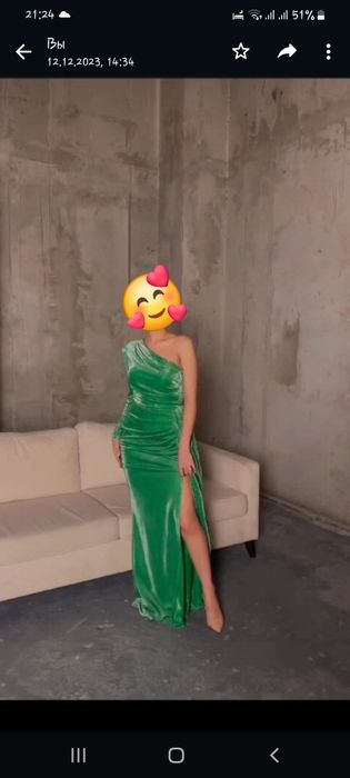 Шикарное вечернее платье