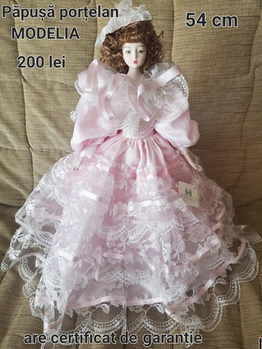 Păpuși mari din porțelan 46-54 cm