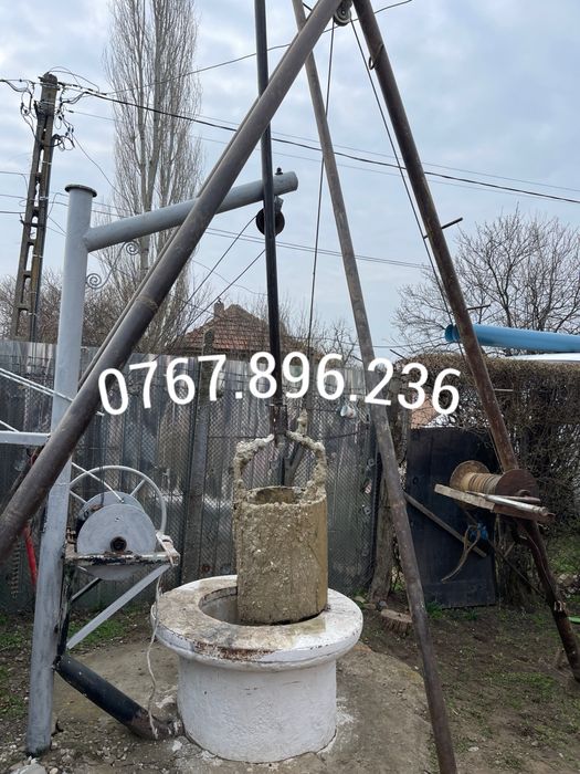 Foraje Puturi Apa Fantani Denisipari Prelungiri Piloni