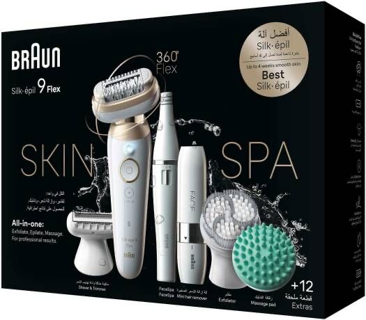 Эпилятор Braun Silk-epil 9 Flex SkinSpa 9-681 3D,