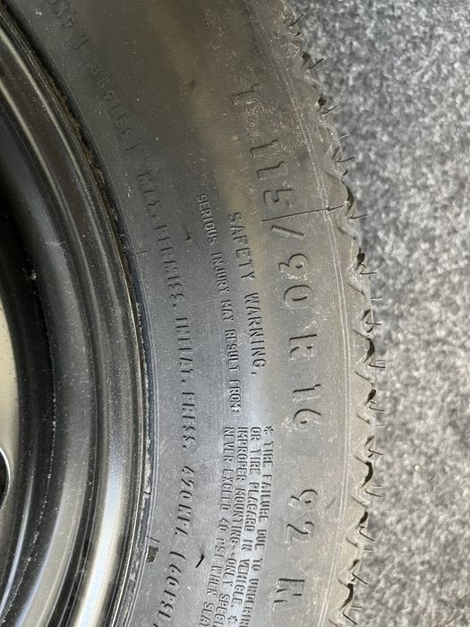 Roata rezerva BMW  NOUA slim 115/90 R16 seria 1 sau seria 3