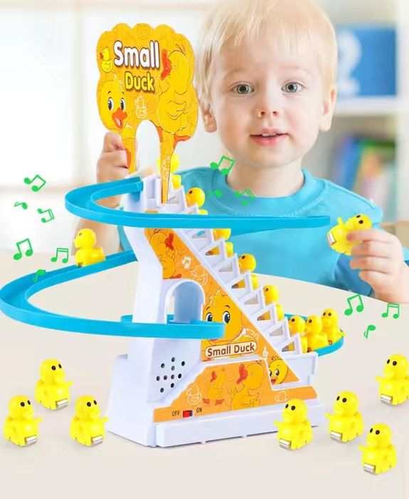 Интерактивная игрушка утки на горки