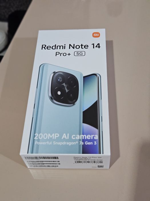 Telefon mobil Xiaomi Redmi Note 14 Pro+, 12GB RAM, 512GB, 5G, Midnight