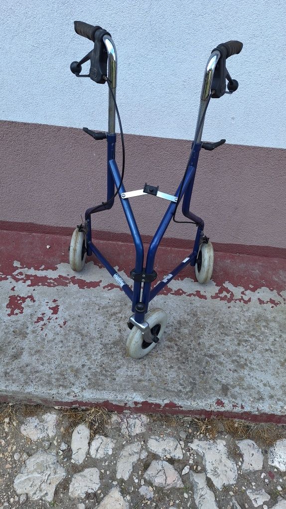 Rolator pentru persoane în vârstă roti pline rezista 120kg