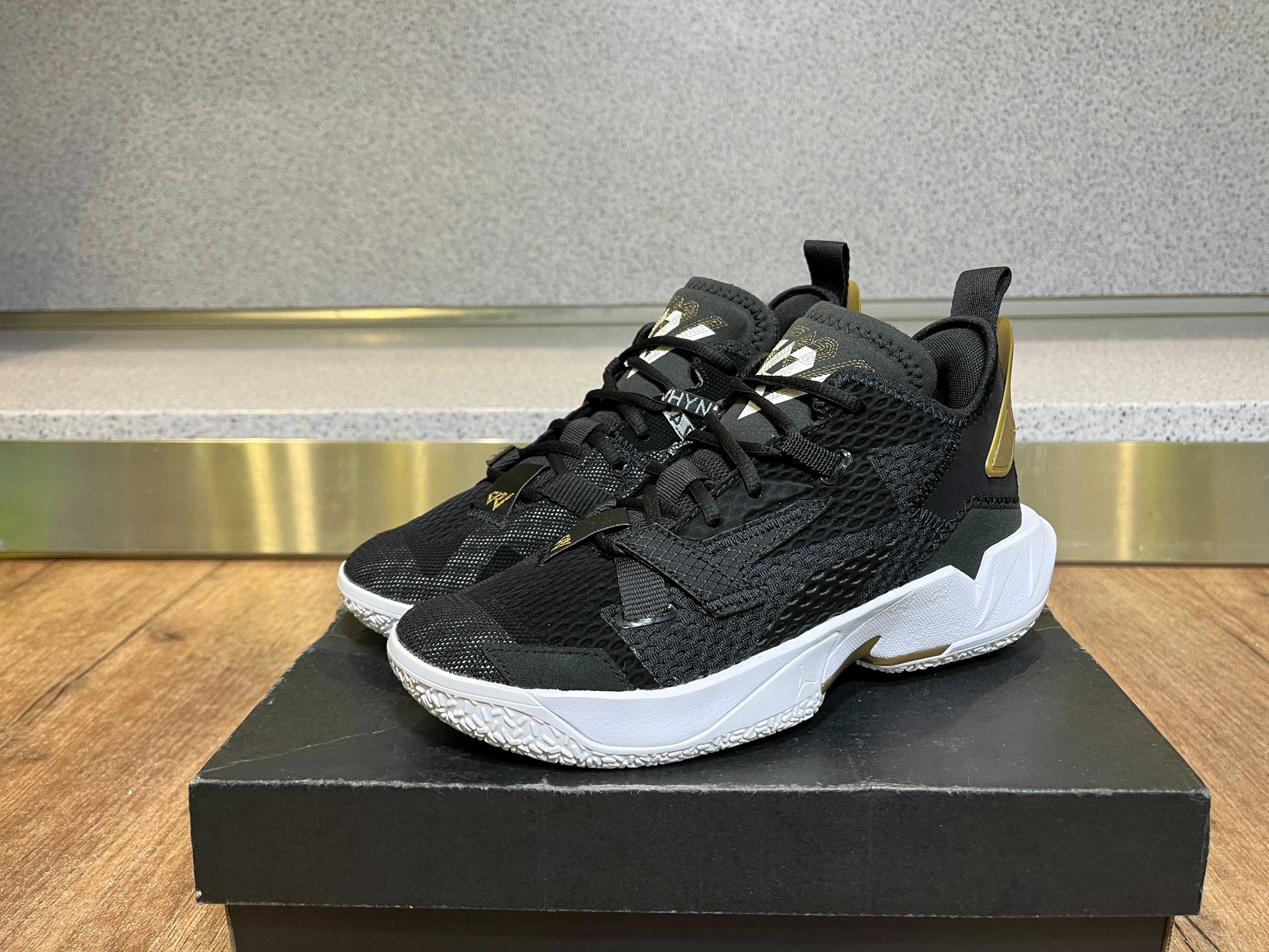 ОРИГИНАЛНИ *** Nike  Jordan "Why Not?" Zer0.4 / Black/ Metallic Gold