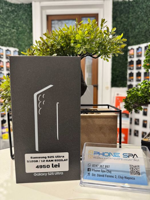 Samsung S25 ULTRA NOU 512Gb/12 RAM - Din magazin,cu garantie!