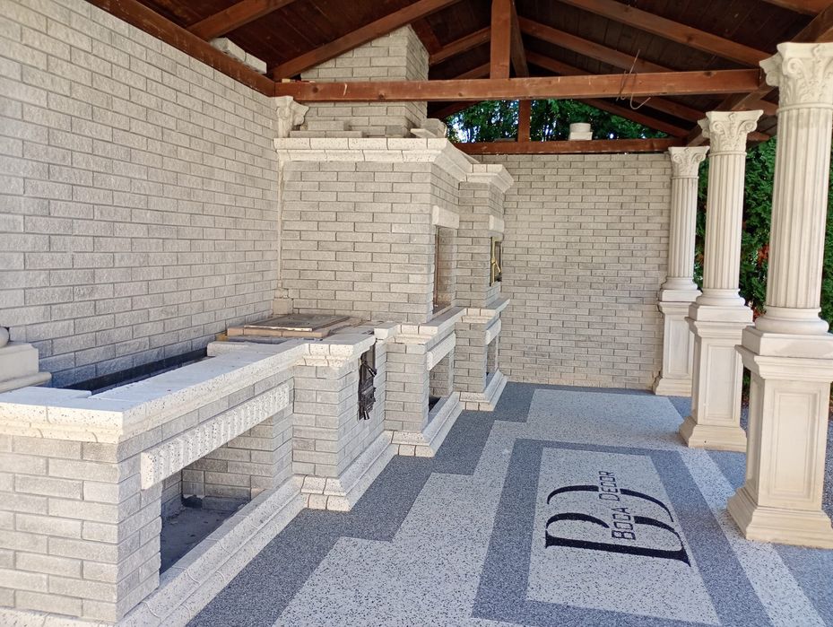 Covor de piatra naturala cu rasina