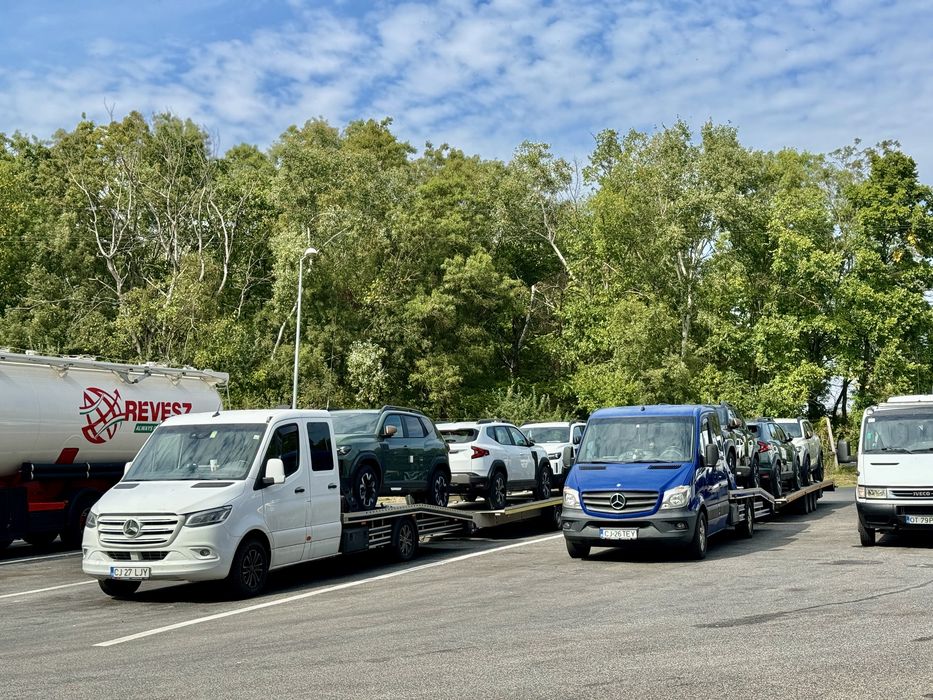 Transport autoturisme pe platforma Romnia Ungaria Slovenia Italia