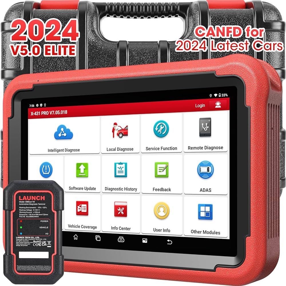 Tester LAUNCH X431 PROS V5.0 Android 8 inch, Multimarca, 37+ Functii