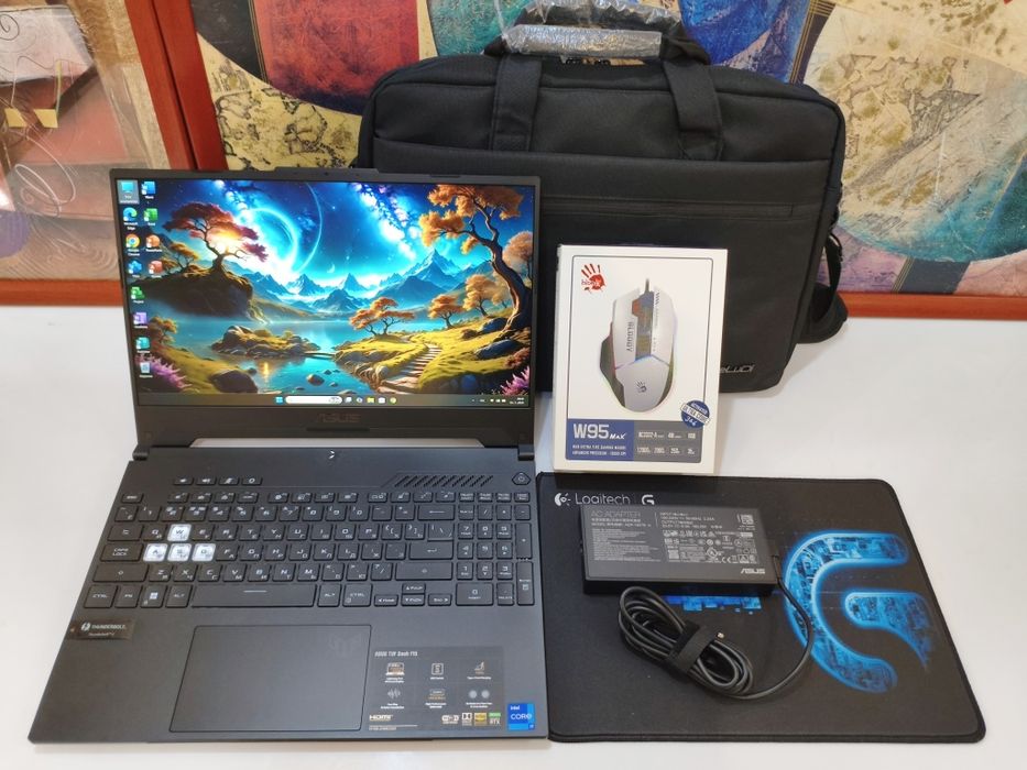 Игравой Core i7-12 SSD1000GB ОЗУ16ГБ DDR5  Asus TUF Dash F15 Ноутбук