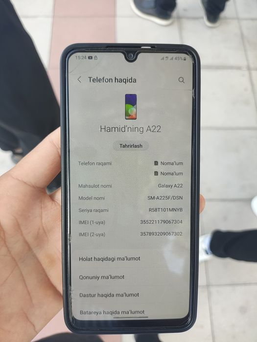 Samsung A12  64ga  4