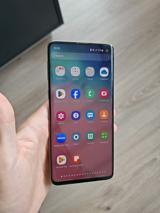 Samsung Galaxy s10 prism white 128 GB in stare perfecta + 3 huse