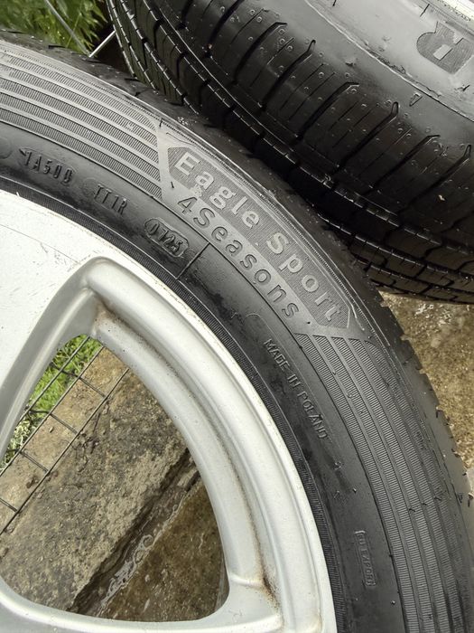 Jante R17 cu Cauciucuri 225/55/17 Goodyear 4 Season Noi!!!
