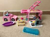 Barbie Dreamcamper Rulotă Vehicul pentru Păpuși