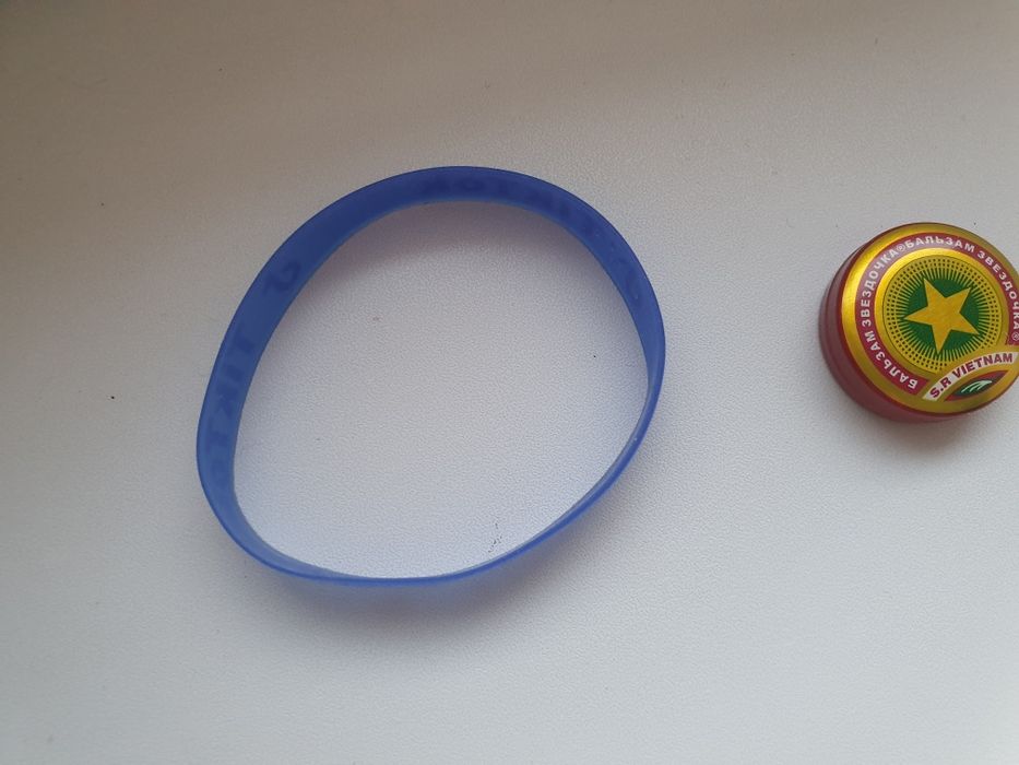 Браслетик с принтом (силиконовый) очень дешево