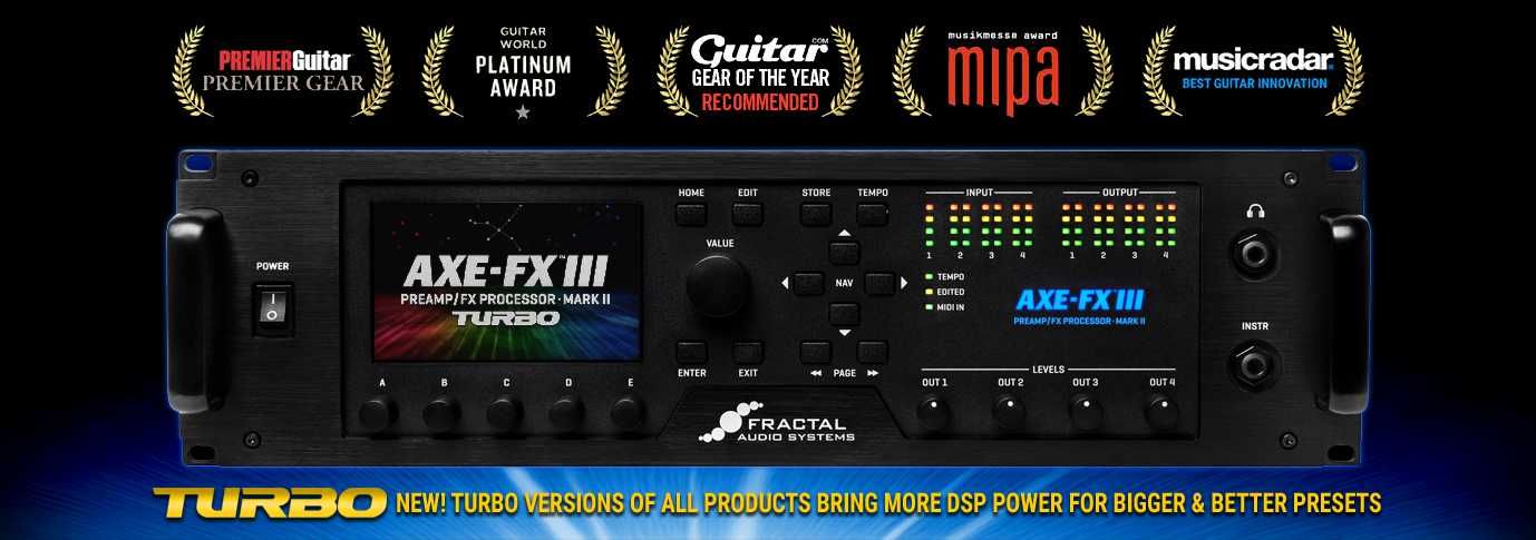 Axe-Fx III MK II Turbo+FC-12 MK II Foot Controller