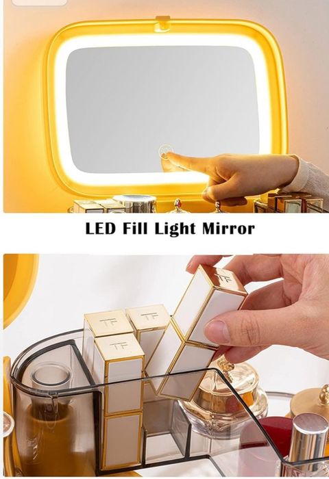 LUX Makeup Box – LED Yorug‘likli Kosmetika Organizeri