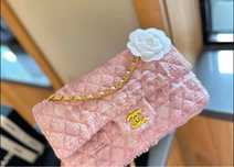 Geanta Chanel textil pe comanda