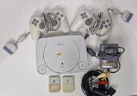 PlayStation One cu doua manete + joc