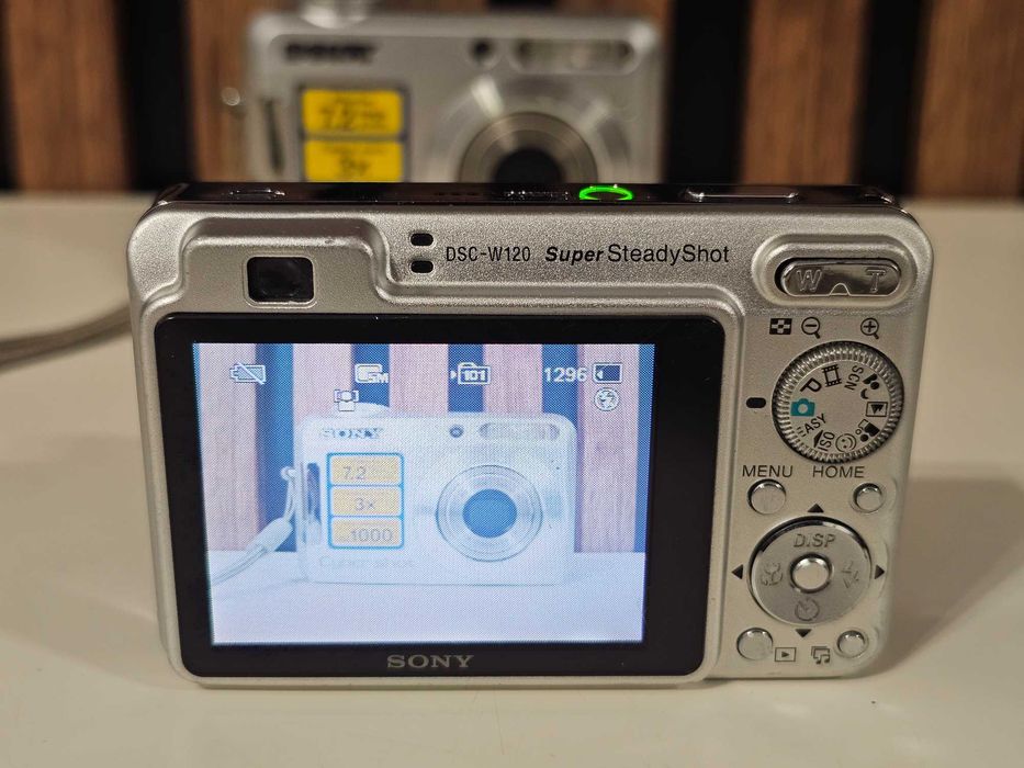 Aparat foto digital compact Sony DSC W120 7.2MP 4xZoom
