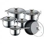 Set vase din inox, 12 piese, Rosenberg