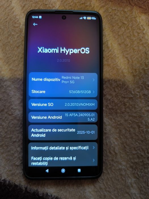 Vând telefon Xiaomi Redmi Note 13 Pro Plus 5g