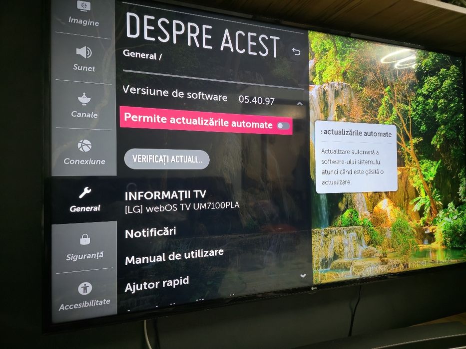 Televizor LED 4k smart tv 70 inch 177 cm lg