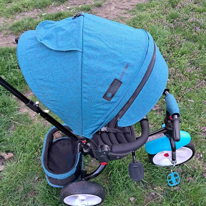 Детска триколка LORELLI Jaguar Green Luxe въздушни гуми