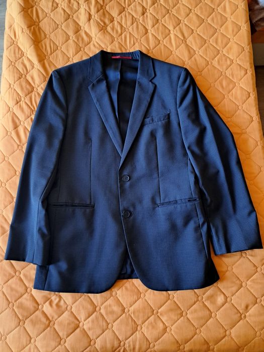 Мъжко сако HUGO BOSS - тъмно сиво