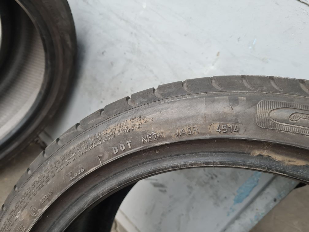 2 бр. летни гуми 255/40/18 GoodYear RSC DOT 4514 4,5 mm