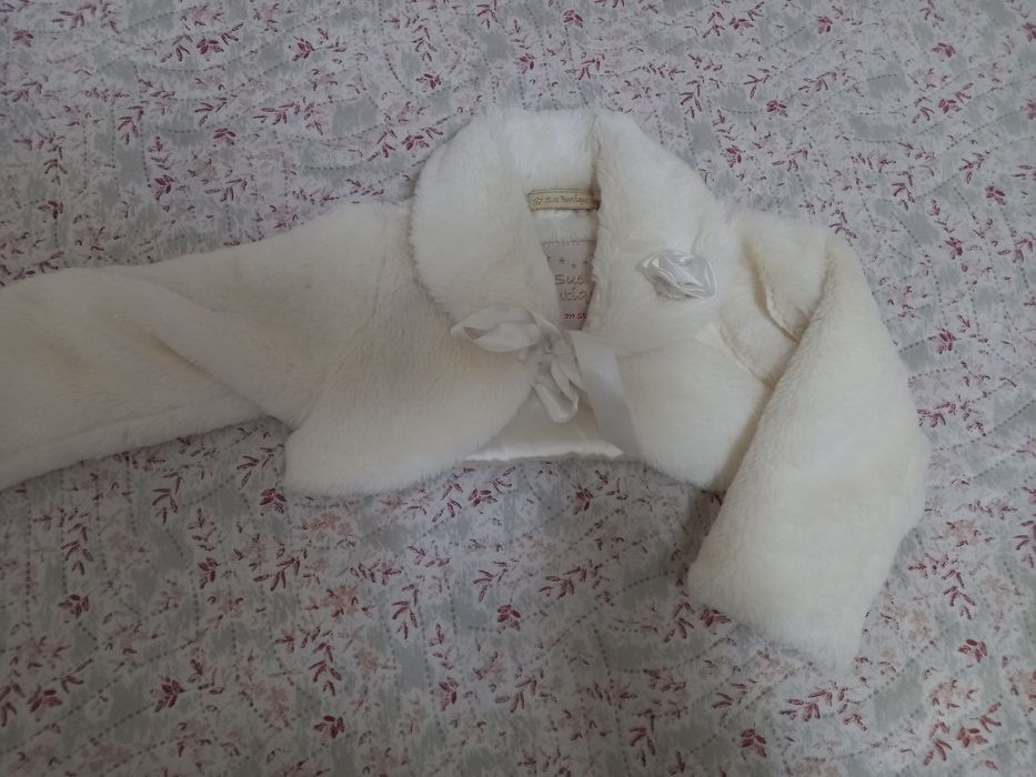 Меховое балеро на девочку