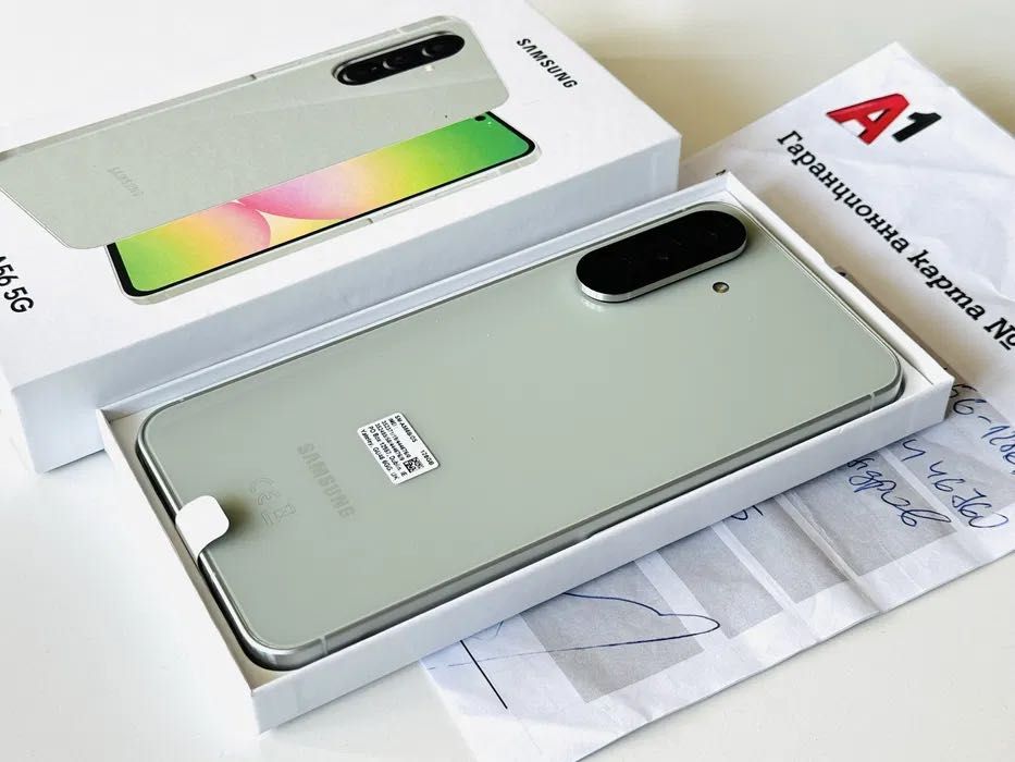 НОВ! Samsung Galaxy A56 5G Awesome Olive Гаранция 2 години