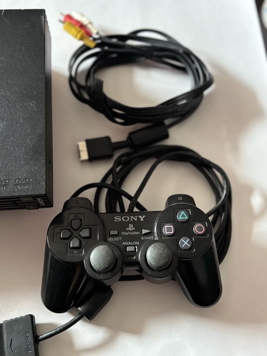 Playstation 2 fat, maneta originala, cd joc