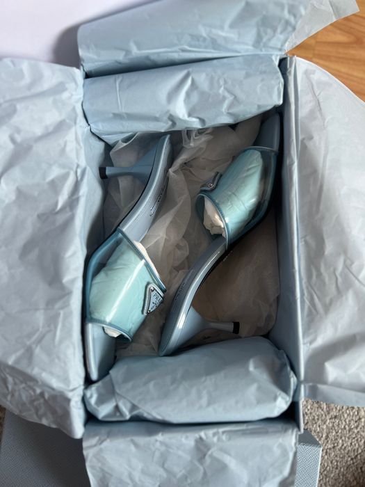 Sandale Prada mules leather plexiglass