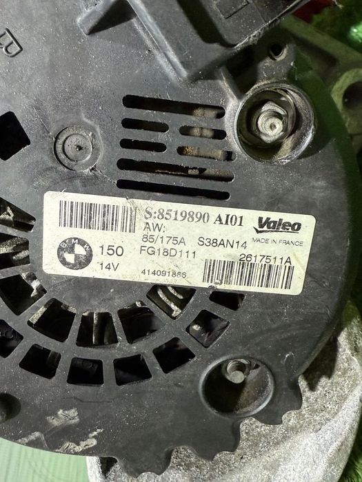 ALTERNATOR BMW F20 SERIA 1 116D LCI 1.6 BENZINA 2014 COD OEM 8519890AI01 2011-2019